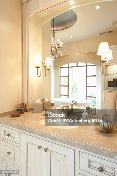 Modern Bathroom Stock Photo - Download Image Now - Apartment, Cabinet, Domestic Room