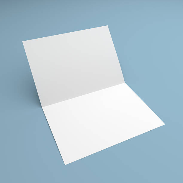 istock Blank folded flyer, booklet, postcard, business card or brochure 476229054