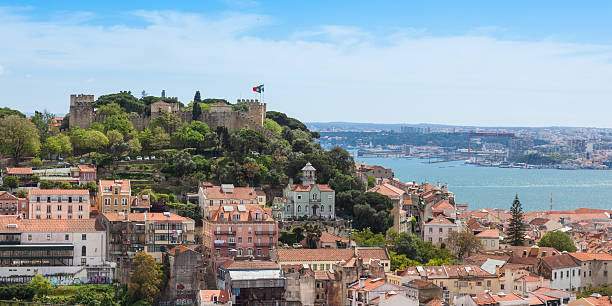istock Panoramic view of Miradouro da Graca viewpoint  in Lisbon, Portu 476230056