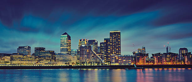 istock Canafy Wharf after sunset 476230360