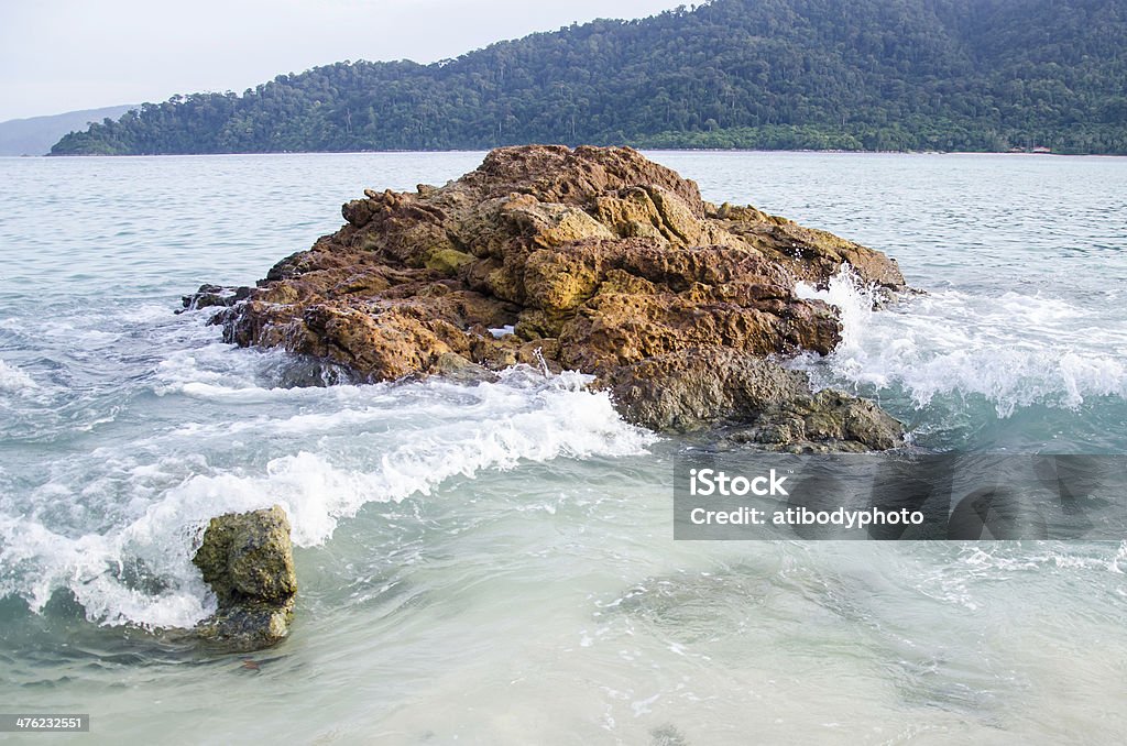 Rock en el mar - Foto de stock de Aire libre libre de derechos