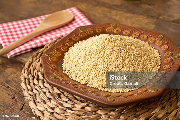 Peeled Millet From Organic Farming Stock Photo - Download Image Now - 2015, Agriculture, Alternative Lifestyle