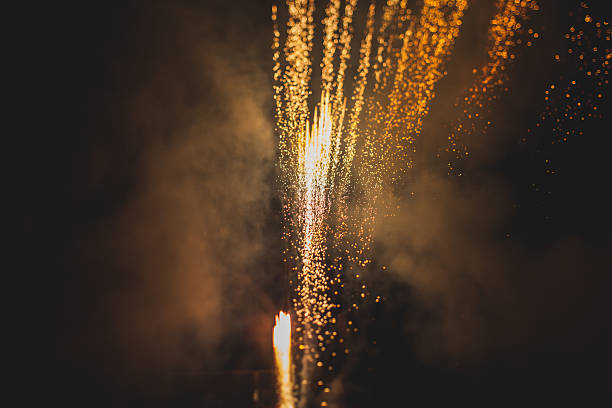 istock Colorful fireworks over a night sky 476233704