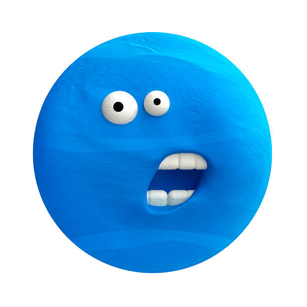istock Cartoon funny planet plasticine or clay. 476233818