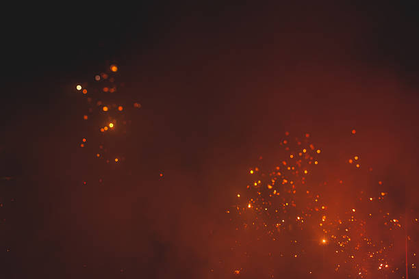 istock Colorful fireworks over a night sky 476234394