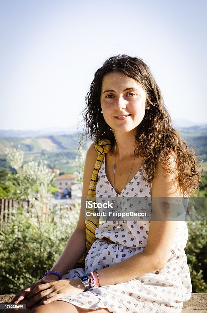 Junge italienische Frau Porträt - Lizenzfrei 20-24 Jahre Stock-Foto