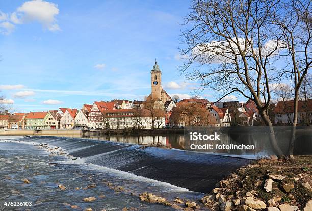 Miasto Nuertingen W Niemczech - zdjęcia stockowe i więcej obrazów Badenia-Wirtembergia - Badenia-Wirtembergia, Bez ludzi, Bezchmurne niebo