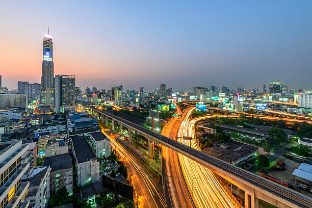 istock Bangkok city day view with main traffic 476237788