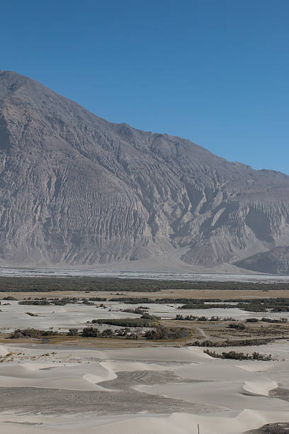 istock mountain and little desert view in Leh, India 476240482