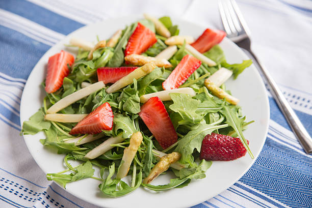 istock Fresh salad with strawberry, asparagus 476241252