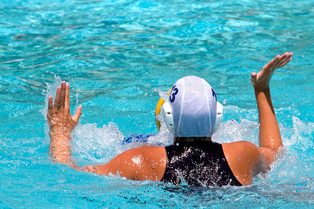 Water polo girl Water Polo water polo cap stock pictures, royalty-free photos & images