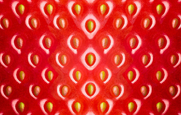 Strawberry texture, abstract background Strawberry texture, abstract background food fruit close up strawberry stock pictures, royalty-free photos & images