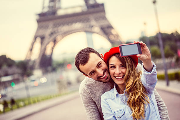 istock Selfie in front of the Eiffel Tower 476250094