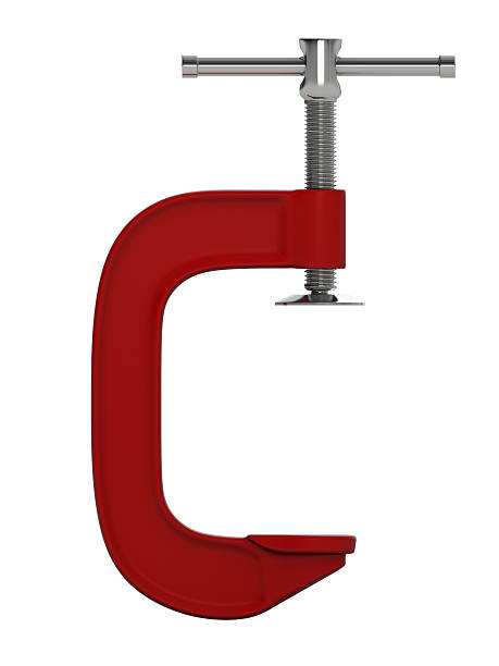 Clamp G A half open g clamp   on white background c clamp photos stock pictures, royalty-free photos & images