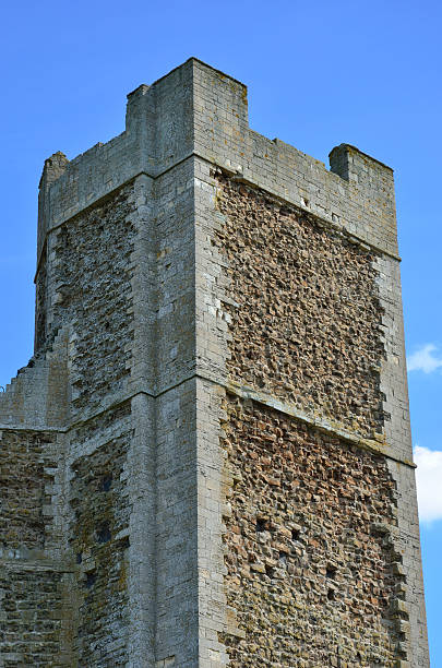 istock Detail of single norman tower 476252317