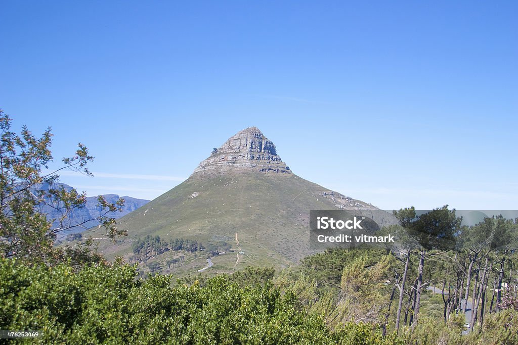 South Africa, Cape Town,  Lions Head South Africa, Cape Town,  Lions Head  from an aerial perspective, UAR Aerial View Stock Photo