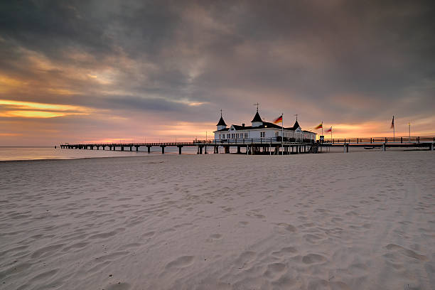 istock Pier before dawn, Baltic Sea, Ahlbeck (Heringsdorf) Germany, nature 476255330