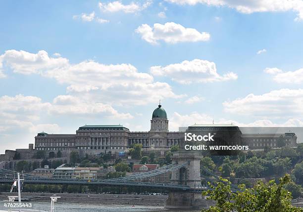 Zamku Buda I Most Łańcuchowy W Budapeszcie W Budapest Węgry - zdjęcia stockowe i więcej obrazów Architektura