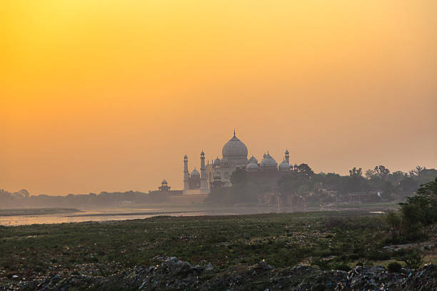 istock Taj Mahal in the morning mist 476257780