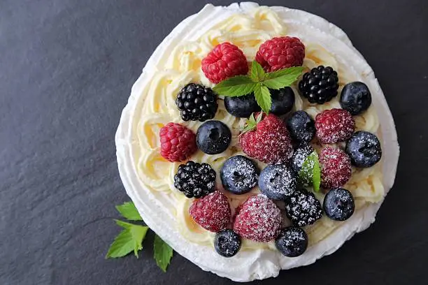 Photo of Dessert with berries