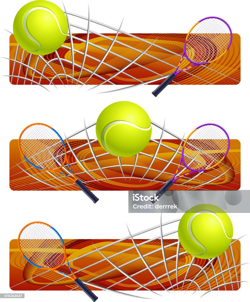 Canchas de tenis - arte vectorial de Artículos deportivos libre de derechos