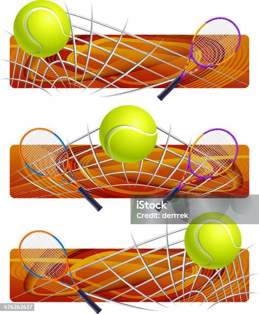 Ilustración de Canchas De Tenis y más Vectores Libres de Derechos de Artículos deportivos - Artículos deportivos, Cartel, Competición