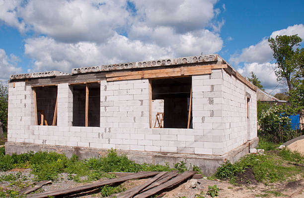 istock House construction from aerated autoclaved concrete blocks 476263040