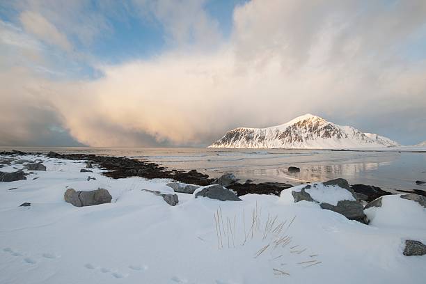 istock Coastal landscape on Flakstadoya island Loftofen Norway 476263439