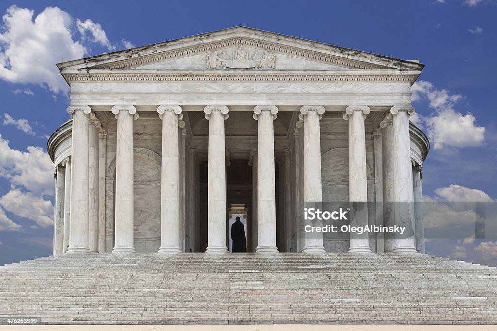 Jefferson Memorial, Washington DC - Foto de stock de Arquitetura royalty-free
