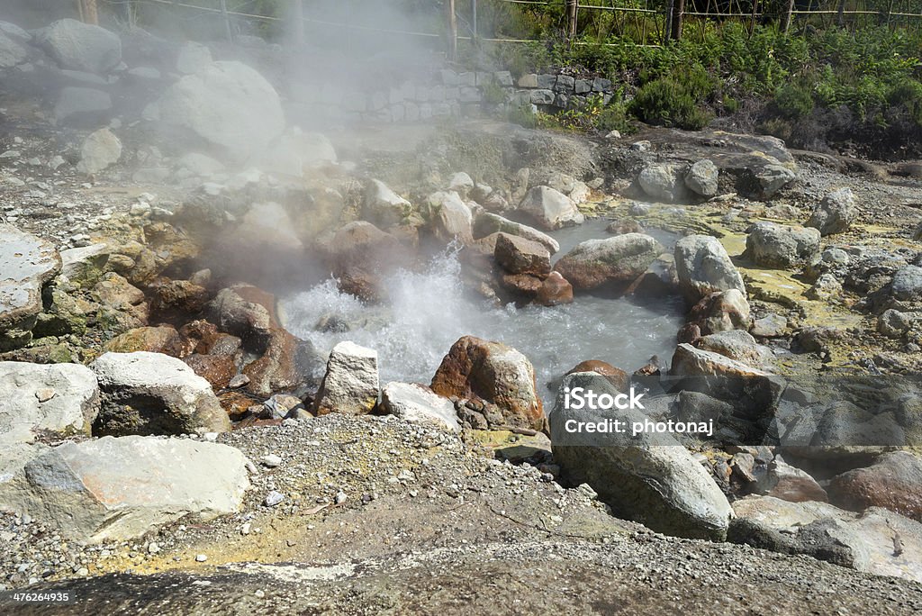 Geyser e hotsprings nelle Azzorre - Foto stock royalty-free di Acqua