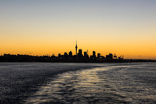 istock Auckland Skyline Sihouette 476265838