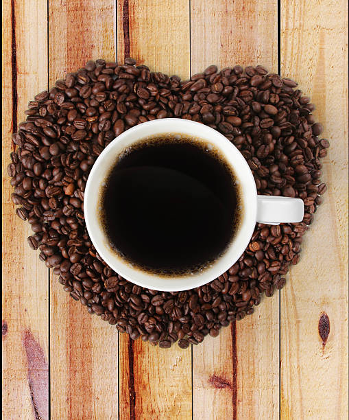 istock coffee beans in the shape of heart 476266747