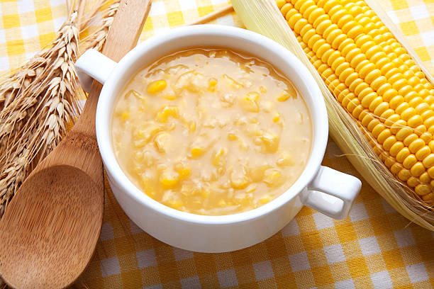 Corn Chowder stock photo