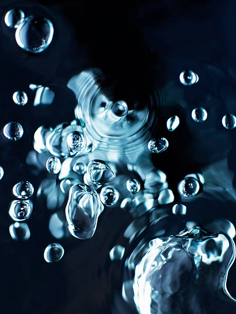 Bubbles in Water stock photo
