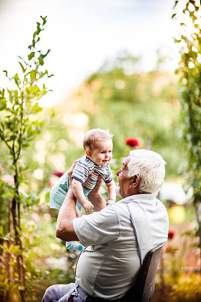 istock Grandfather and grandson 476268786