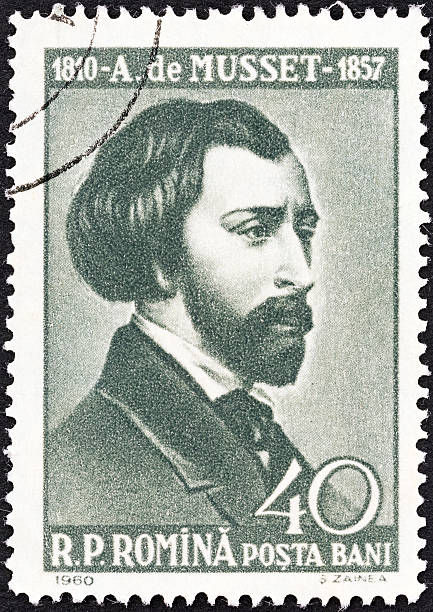 istock Romanian stamp shows Alfred de Musset (1960) 476269869