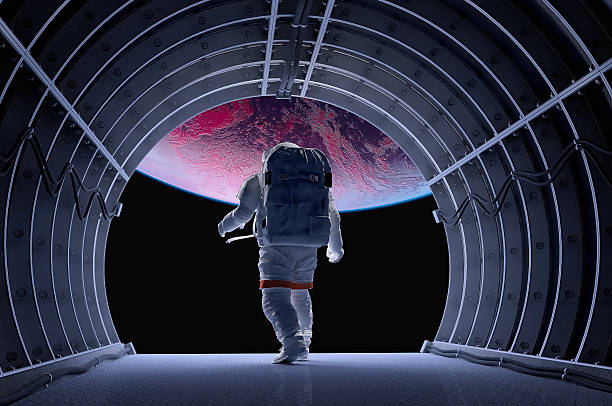 istock Astronaut in the tunnels 476270451