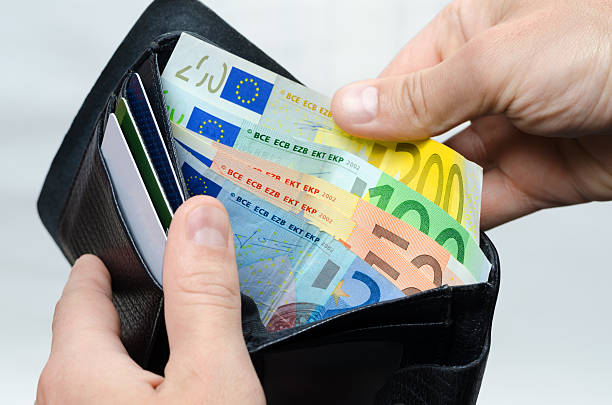 istock Euros in the wallet 476270702