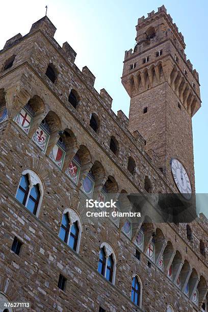 Firenze Signoria S Palace - Fotografie stock e altre immagini di Ambientazione esterna - Ambientazione esterna, Architettura, Arte dell'antichità