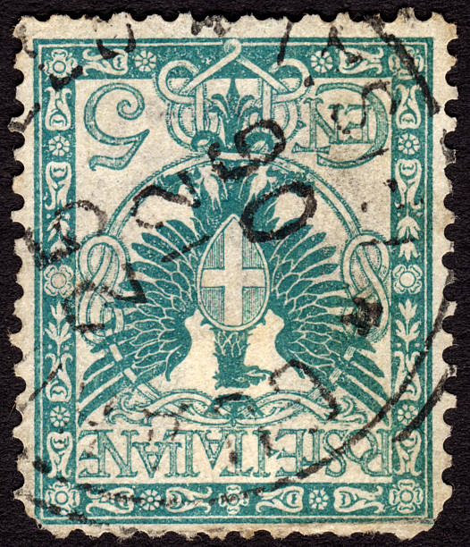 istock Italian postage stamp showing coat of arms 476272131