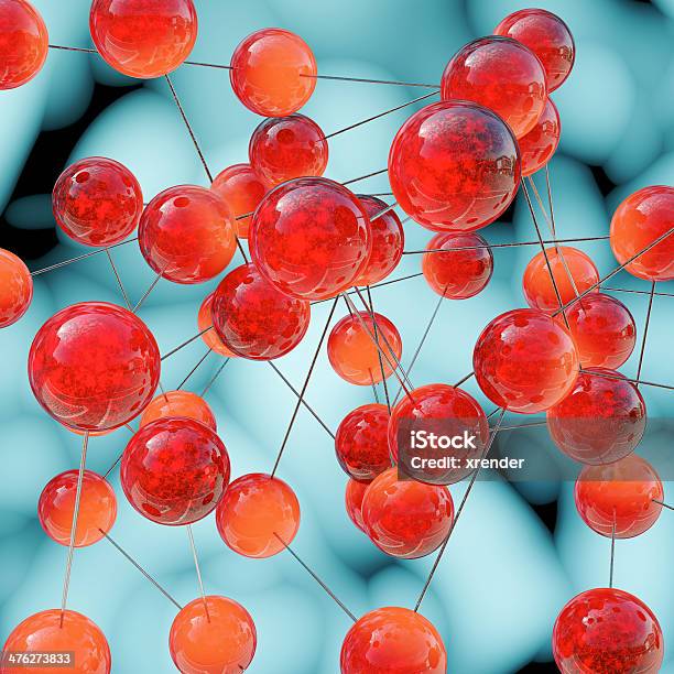 3 D Prestado Ilustración De La Molécula Foto de stock y más banco de imágenes de Molécula - Molécula, Clase de quimica, Química