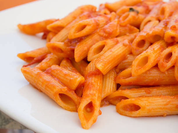 istock Pasta with fresh tomato sauce 476273974