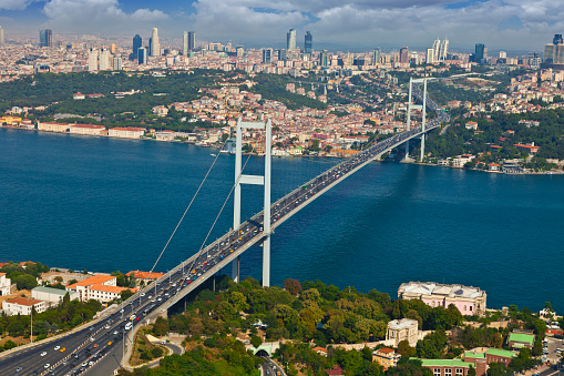 Bosphorus Bridge in Istanbul.