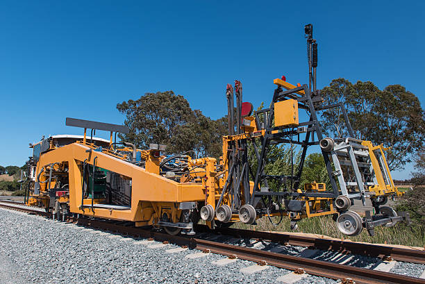 istock Railroad track machine for tamping and clamping 476282638
