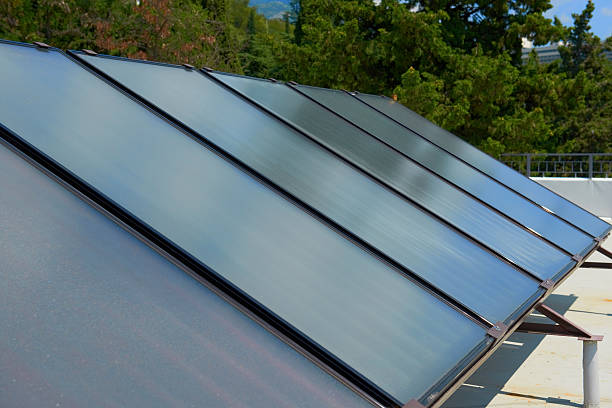 istock Solar panels on the roof 476282734
