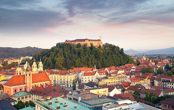 Ljubljana City, Slovenia stock photo