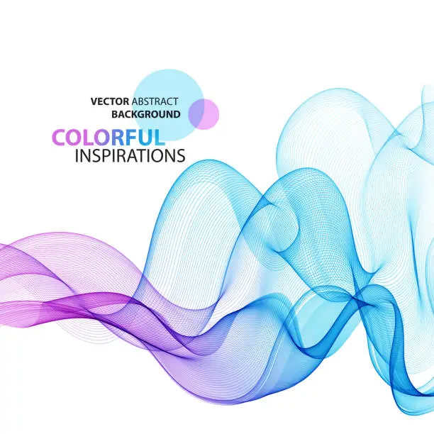 Vector illustration of Abstract colorful background. Vector