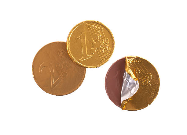 istock Euro currency, chocolate coins 476285595