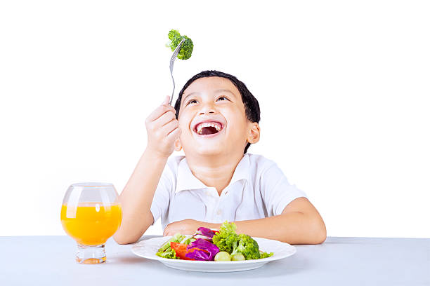 istock Healthy food for happy boy 476286916