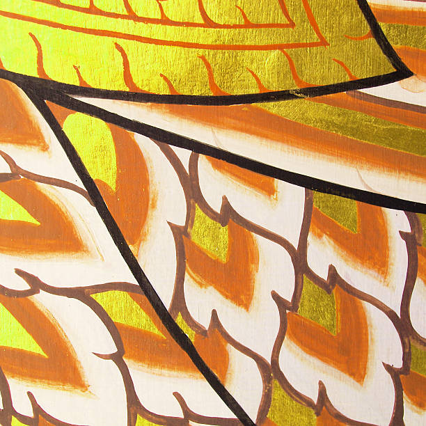 istock Wall art painting in temple Thailand 476288729
